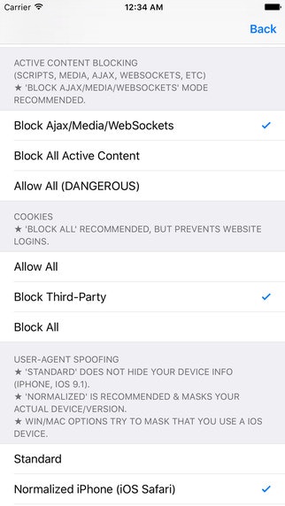 Onion - Anonymity Online (Tor-powered browser for iOS) gallery image