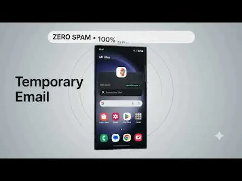 Temp Mail - Burner Email Inbox screenshot 1 (video preview)