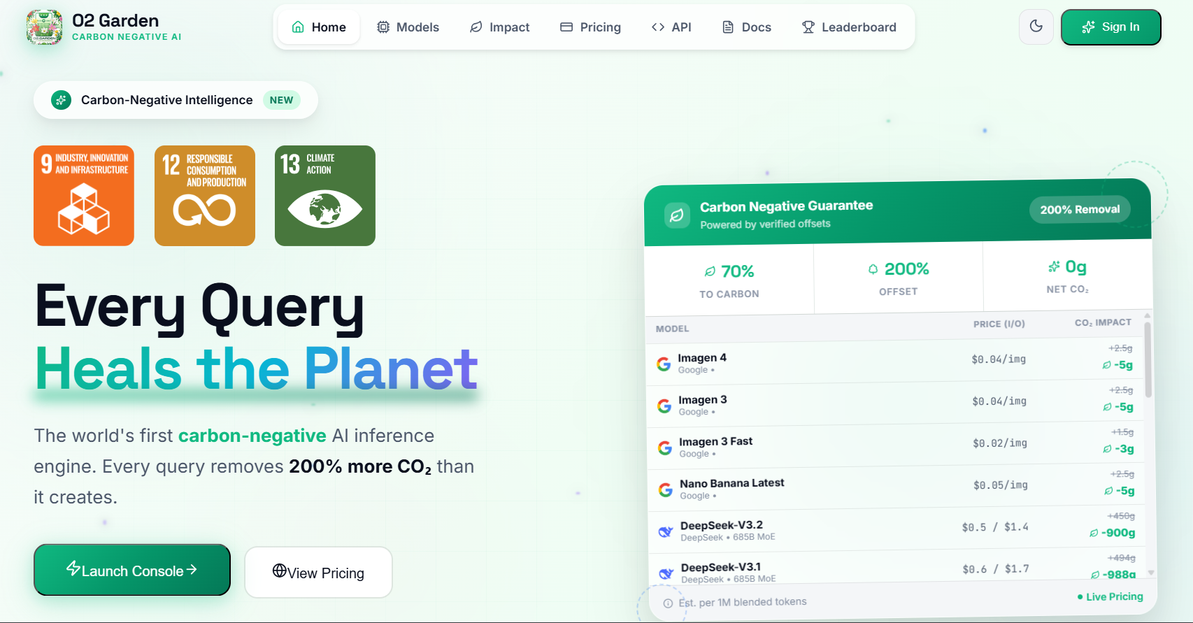 O2 Garden - Main product screenshot demonstrating key features and user interface
