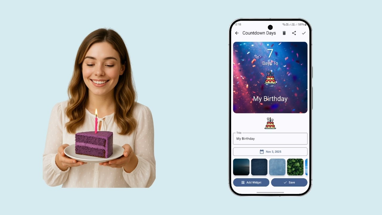 Countdown Days with Widgets gallery image