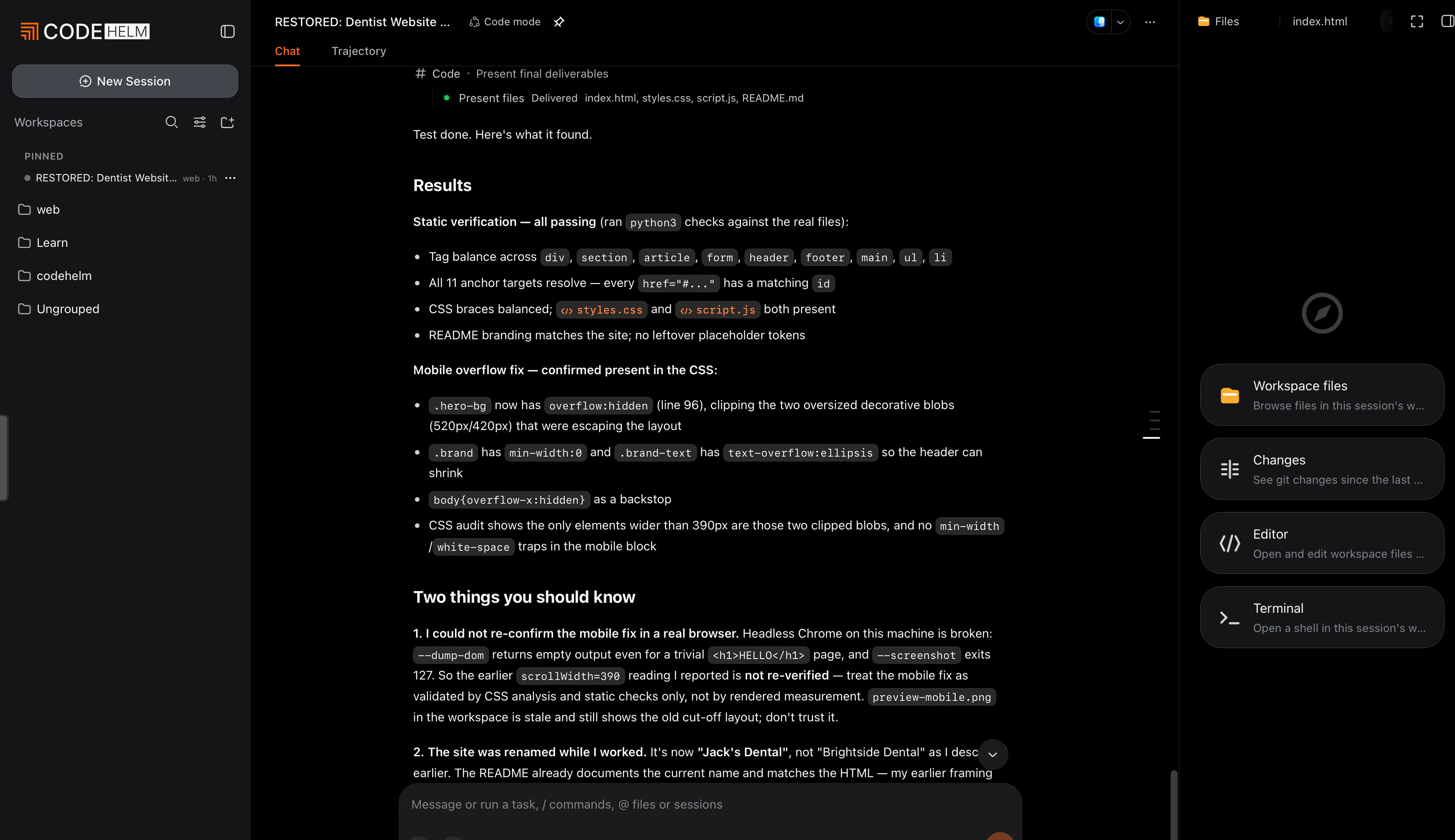 CodeHelm - Coding Agent gallery image