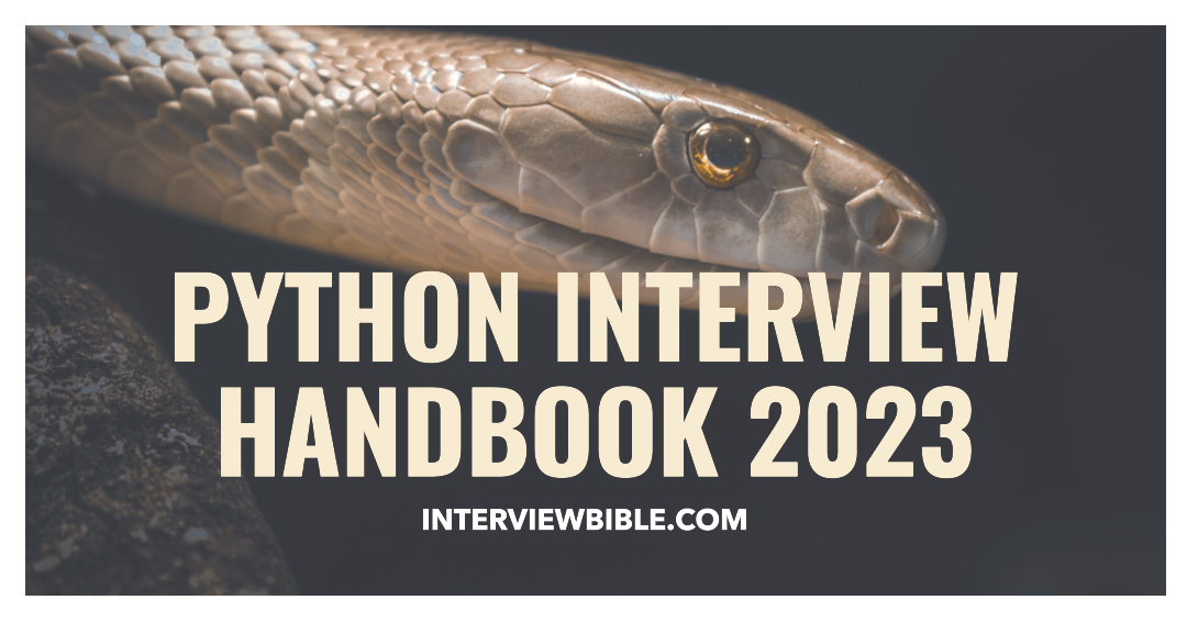 Média The Python Interview Handbook 2023 - Guide ultime pour casser toute interview Python avec 500 Q&R 2