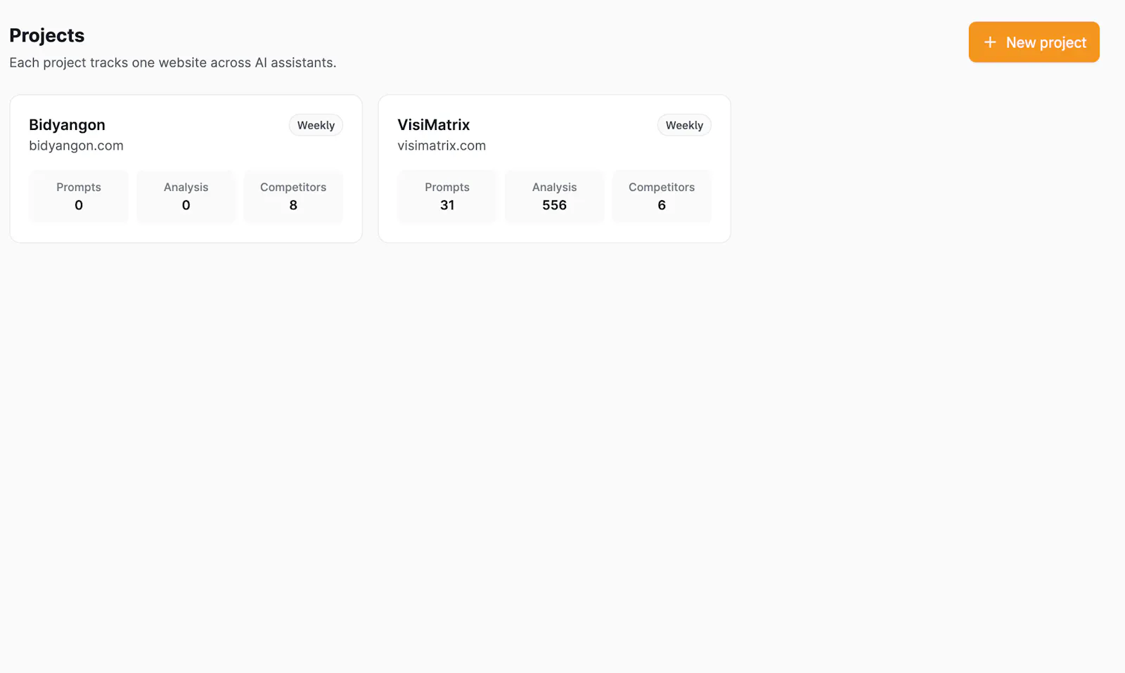 VisiMatrix screenshot 2
