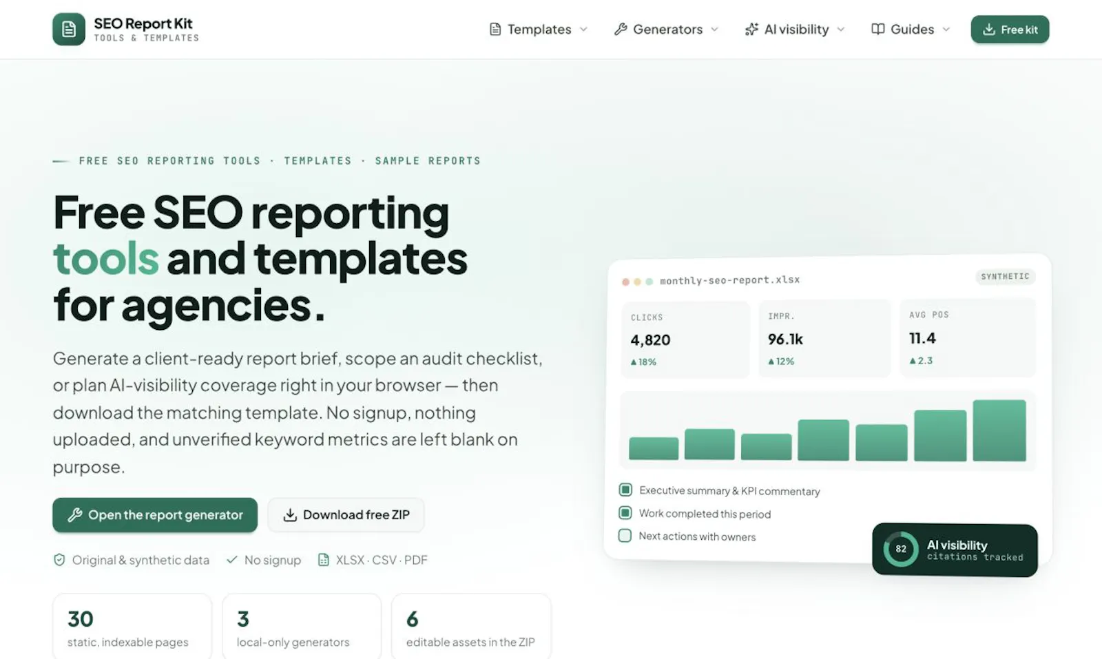 SEO Report Kit screenshot 1
