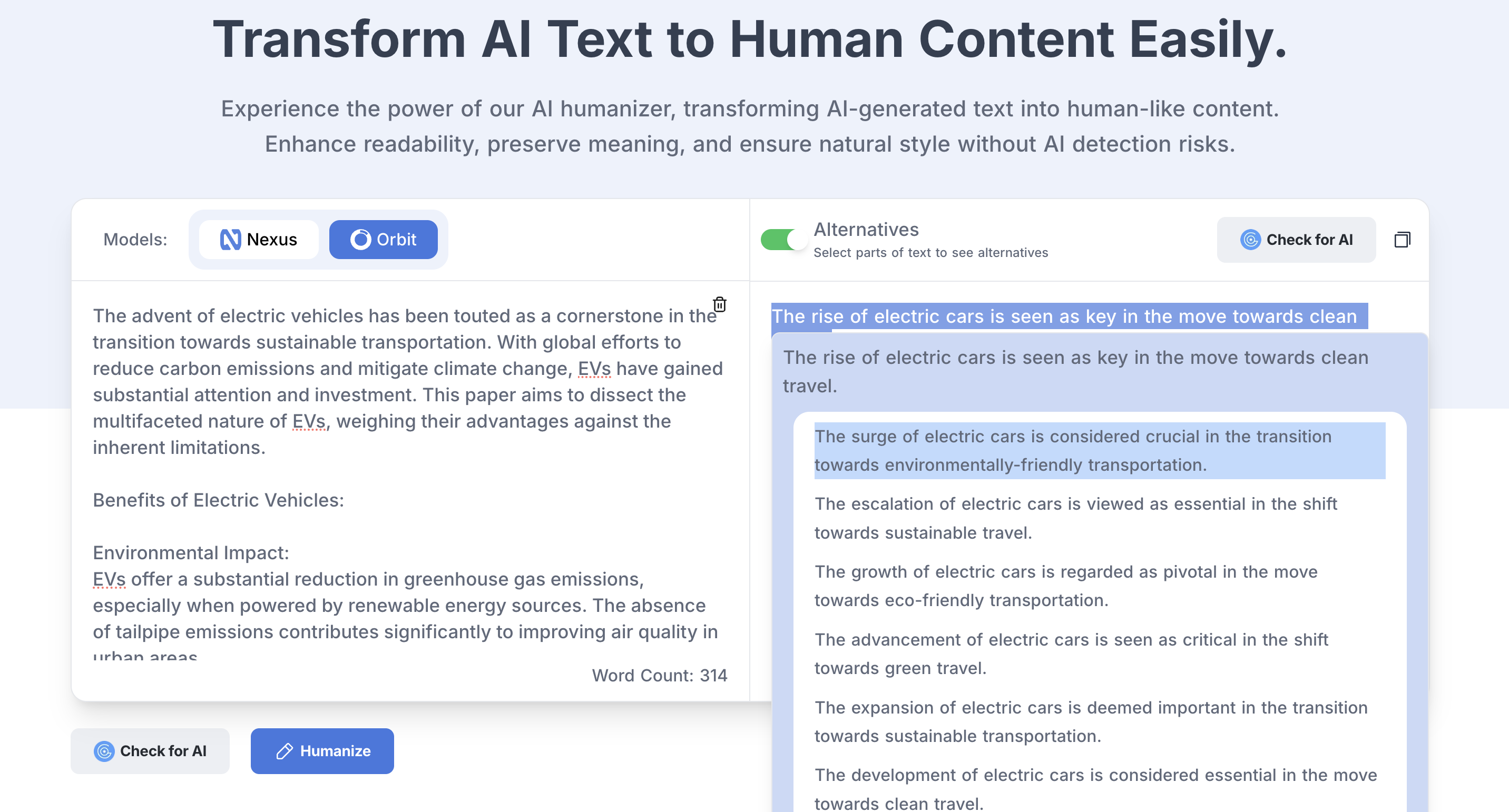 AI Humanizer gallery image