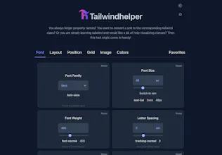 Tailwind Helper gallery image