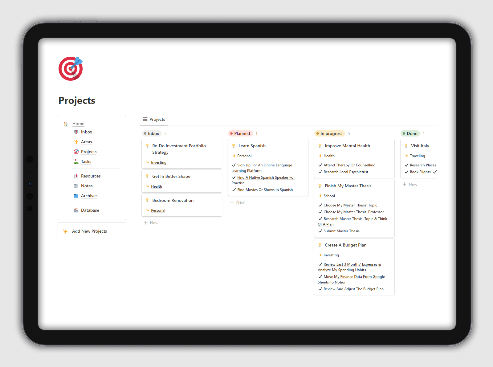 Notion Second Brain gallery image