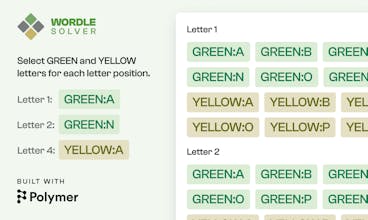 Wordle Solver gallery image