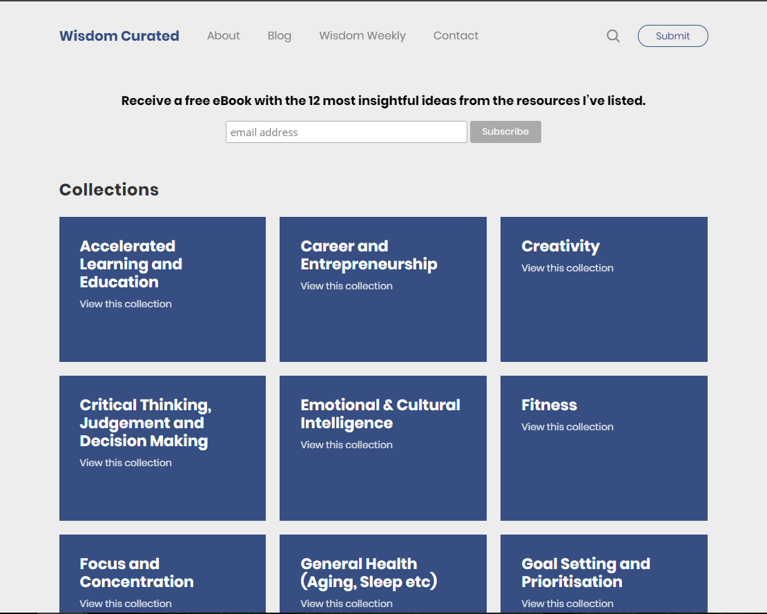 Wisdom Curated Image