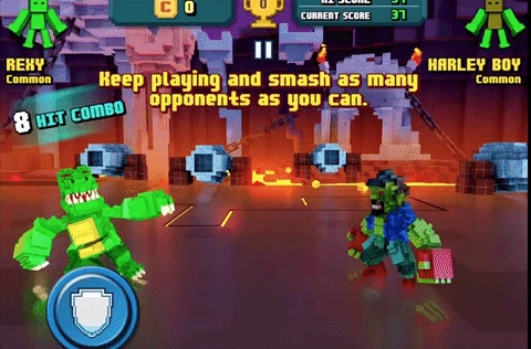 Super Pixel Heroes : Casual Arcade Action