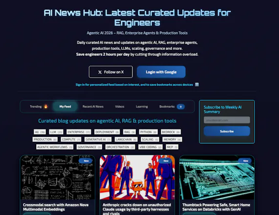 AI News Hub gallery image