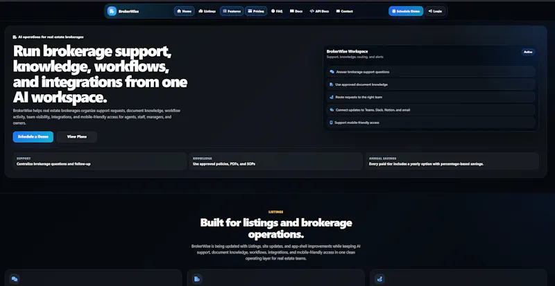 BrokerWise screenshot 2