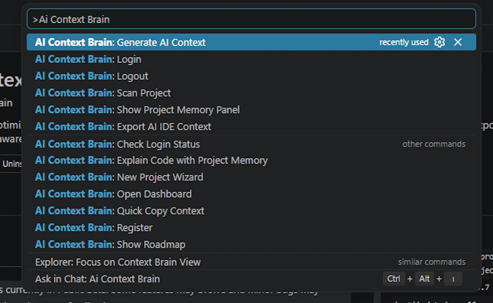 AI Context Brain screenshot 1