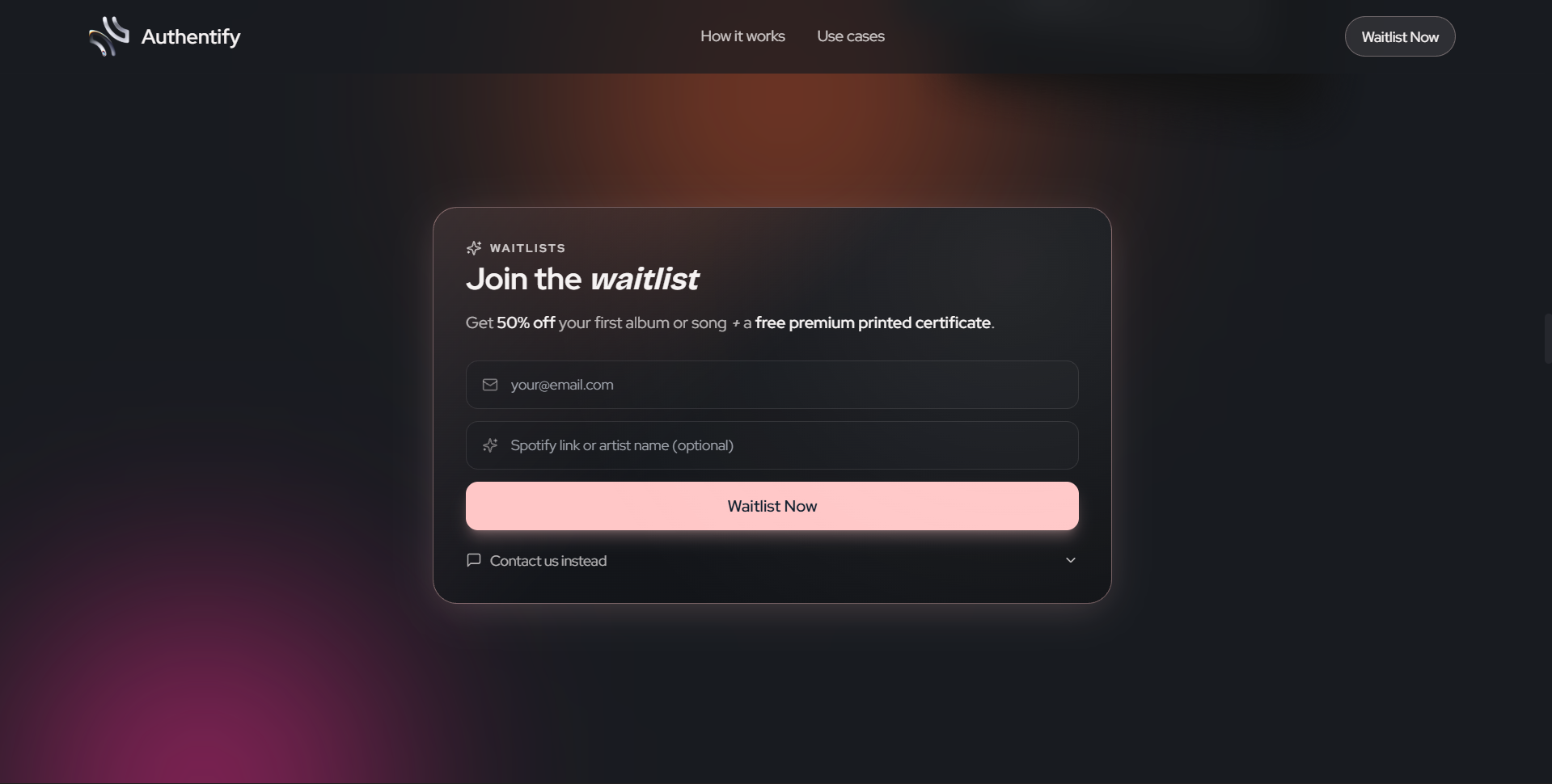 Authentify gallery image