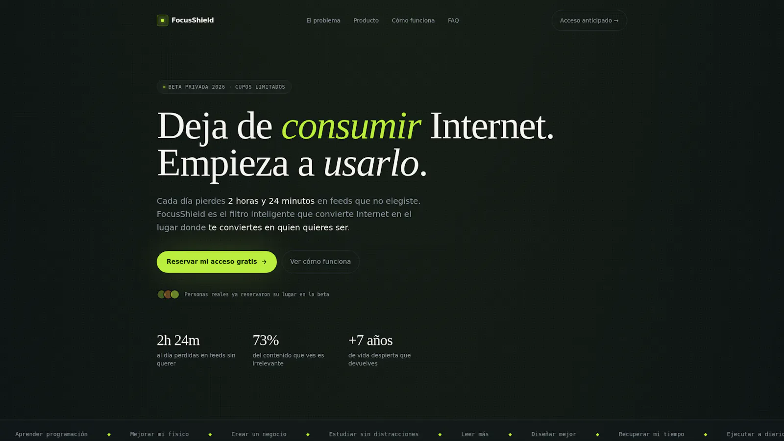 No consumir Internet, hay que usarlo. screenshot 1