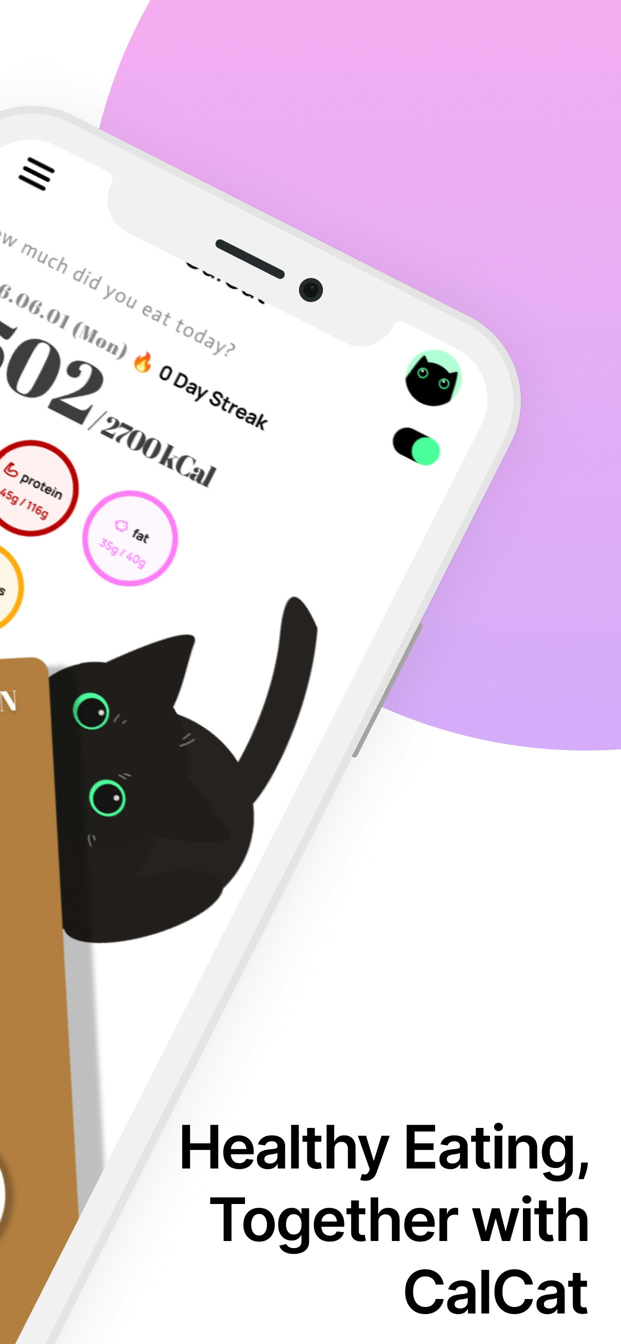 CalCat - Macro Calorie Counter gallery image