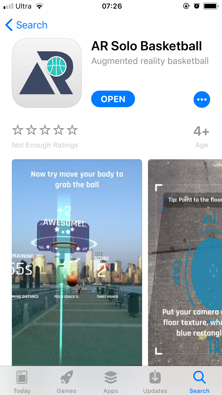 AR Solo Basketball Image