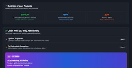 WebFixr AI β Free AI Website Audit gallery image