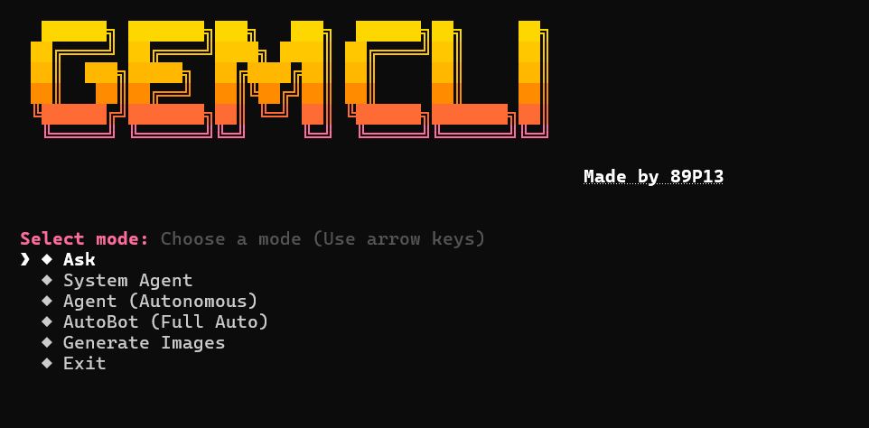 GemCLI gallery image