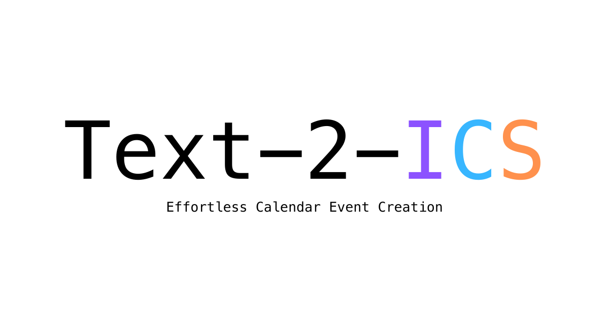 Text-2-ICS media 1