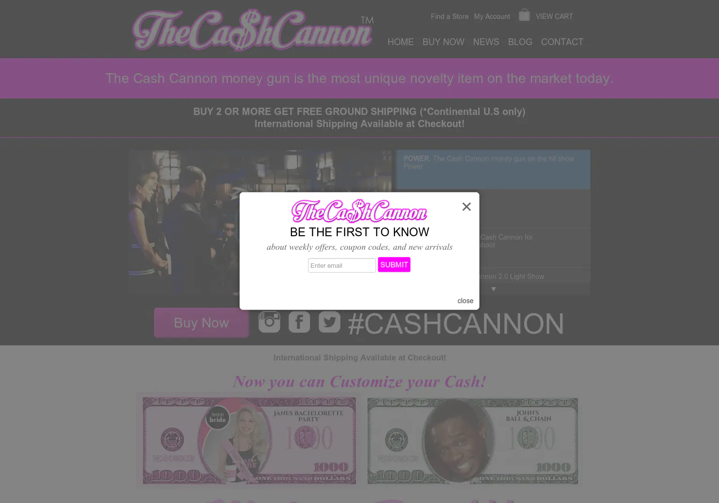 The Cash Cannon