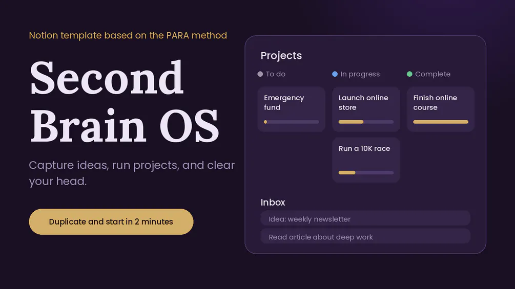 Second Brain OS gallery image
