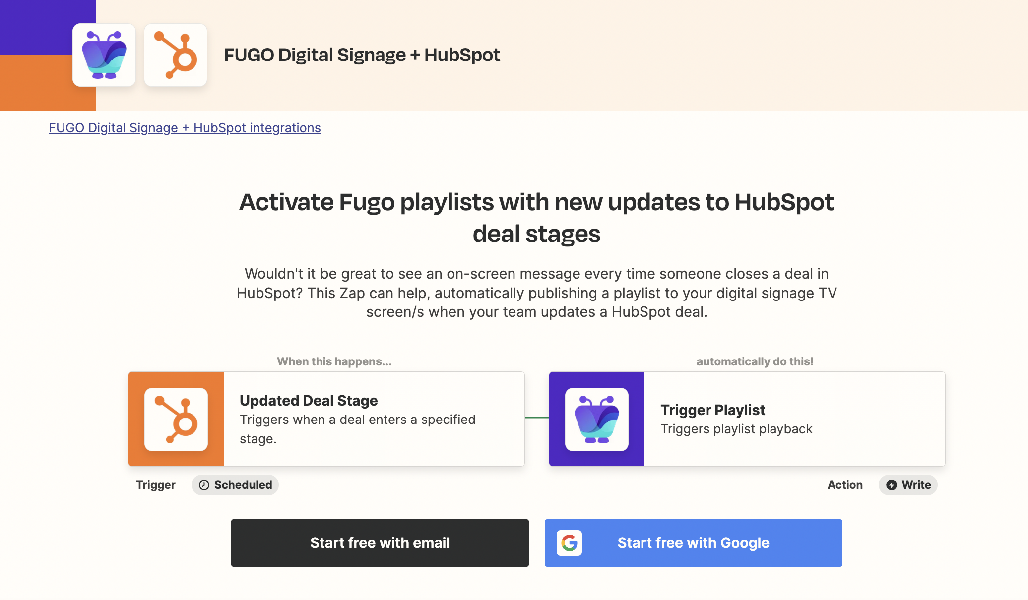 FUGO ZAPIER - Sync TV schermati ai tuoi strumenti di lavoro con Fugo & Zapier media 4