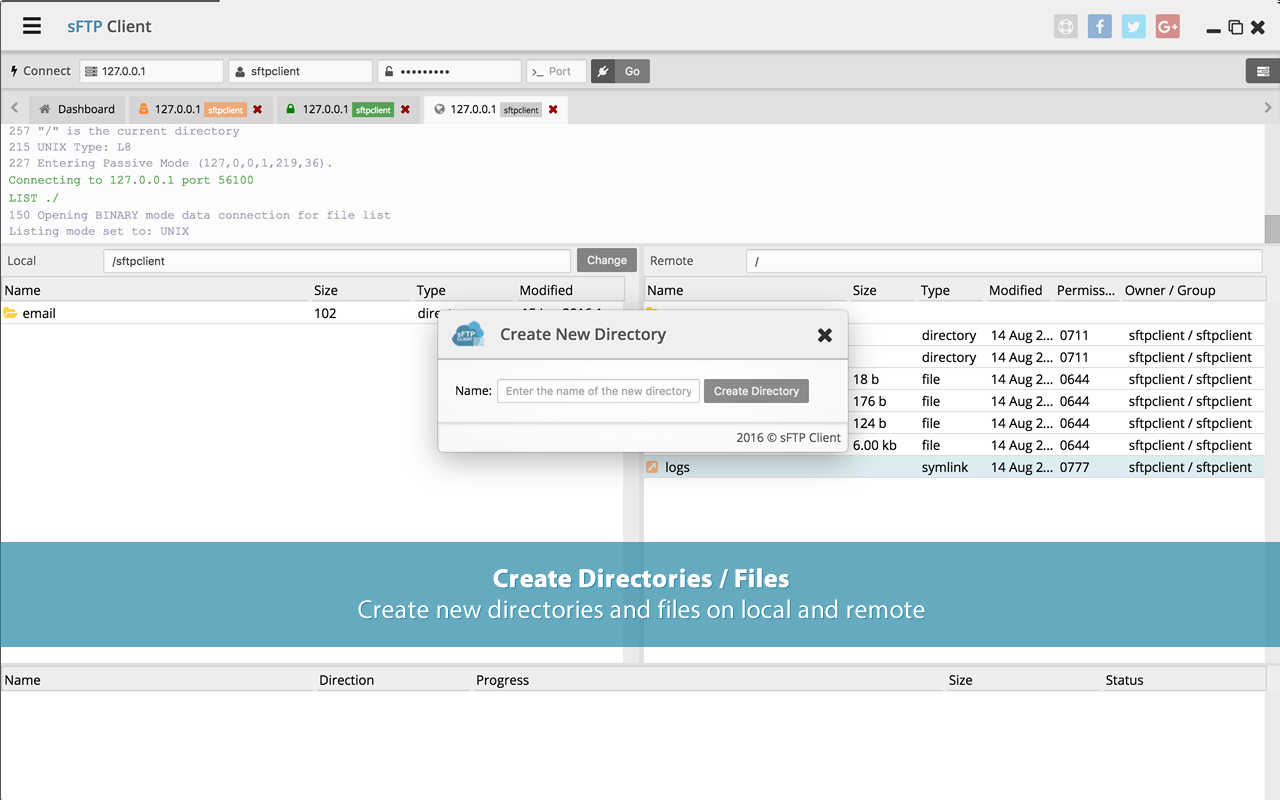 sFTP Client for Chrome gallery image