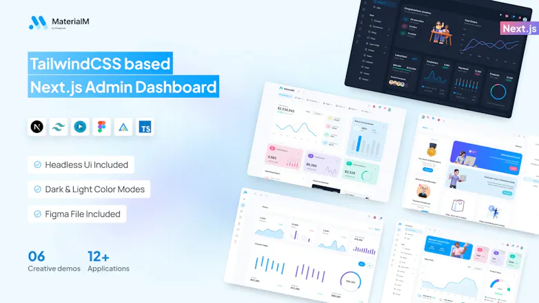 Next.JS Dashboard Templates & Themes gallery image