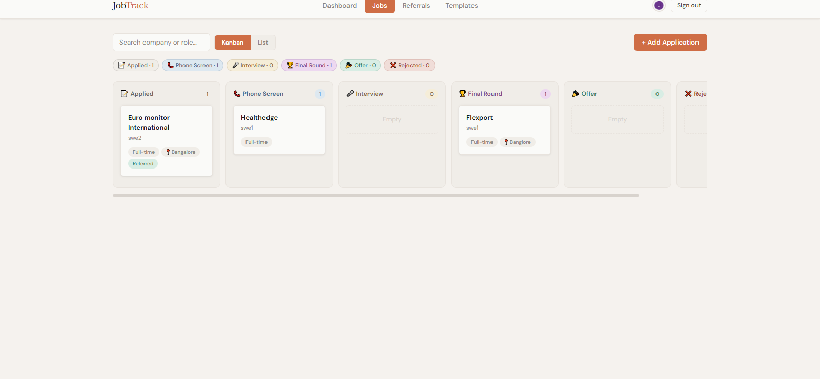 JobTrack gallery image