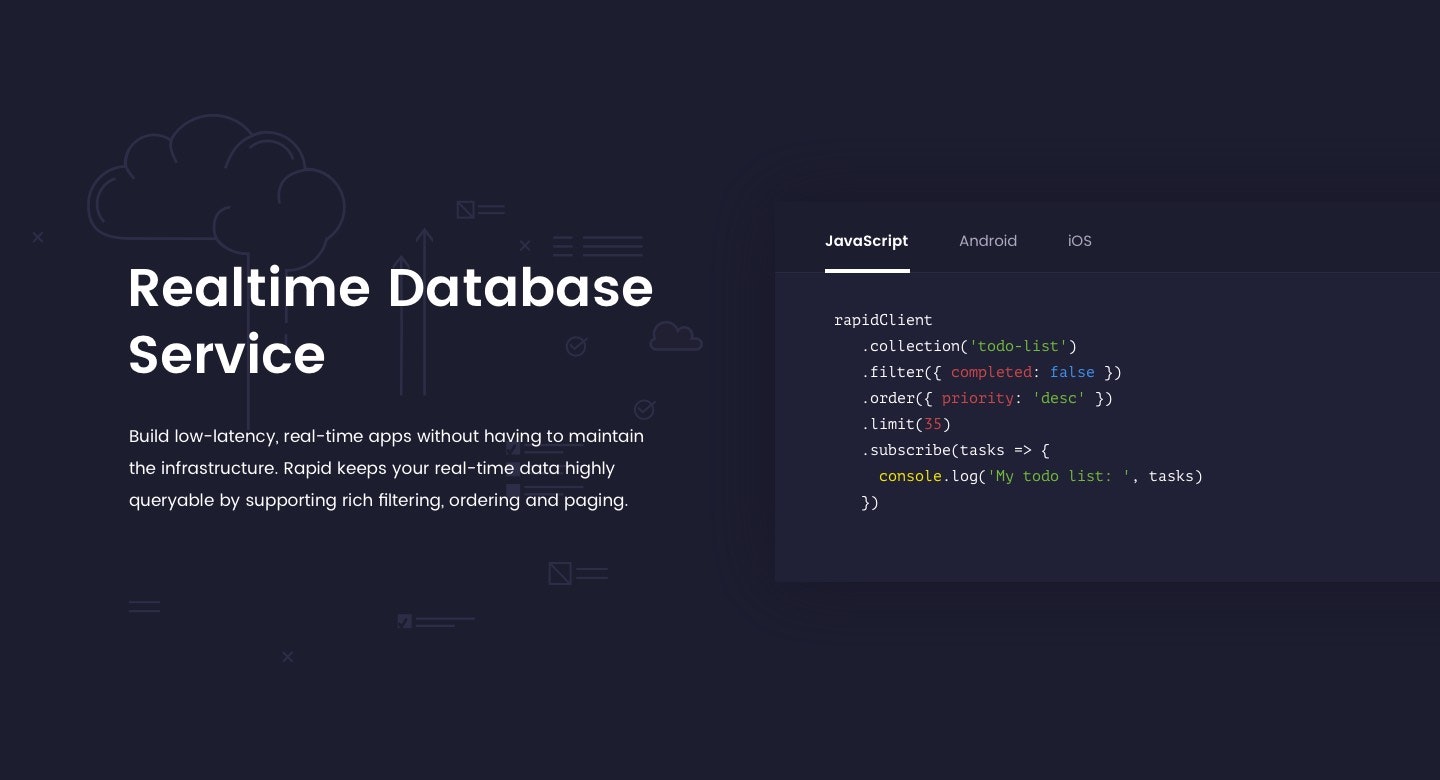 Rapid - Real-time Database Service gallery image