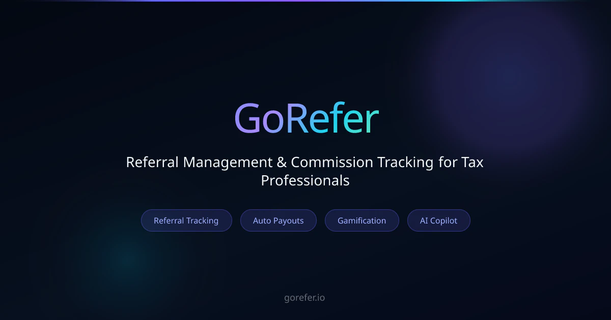GoRefer.io 대표 미리보기