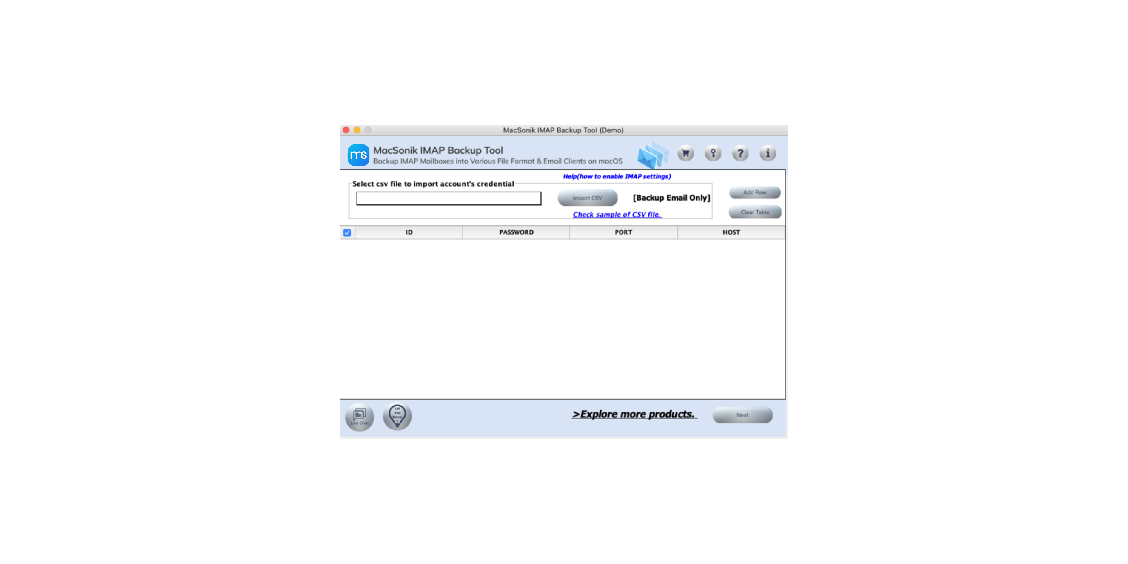 Alat sandaran macsonik imap media 2