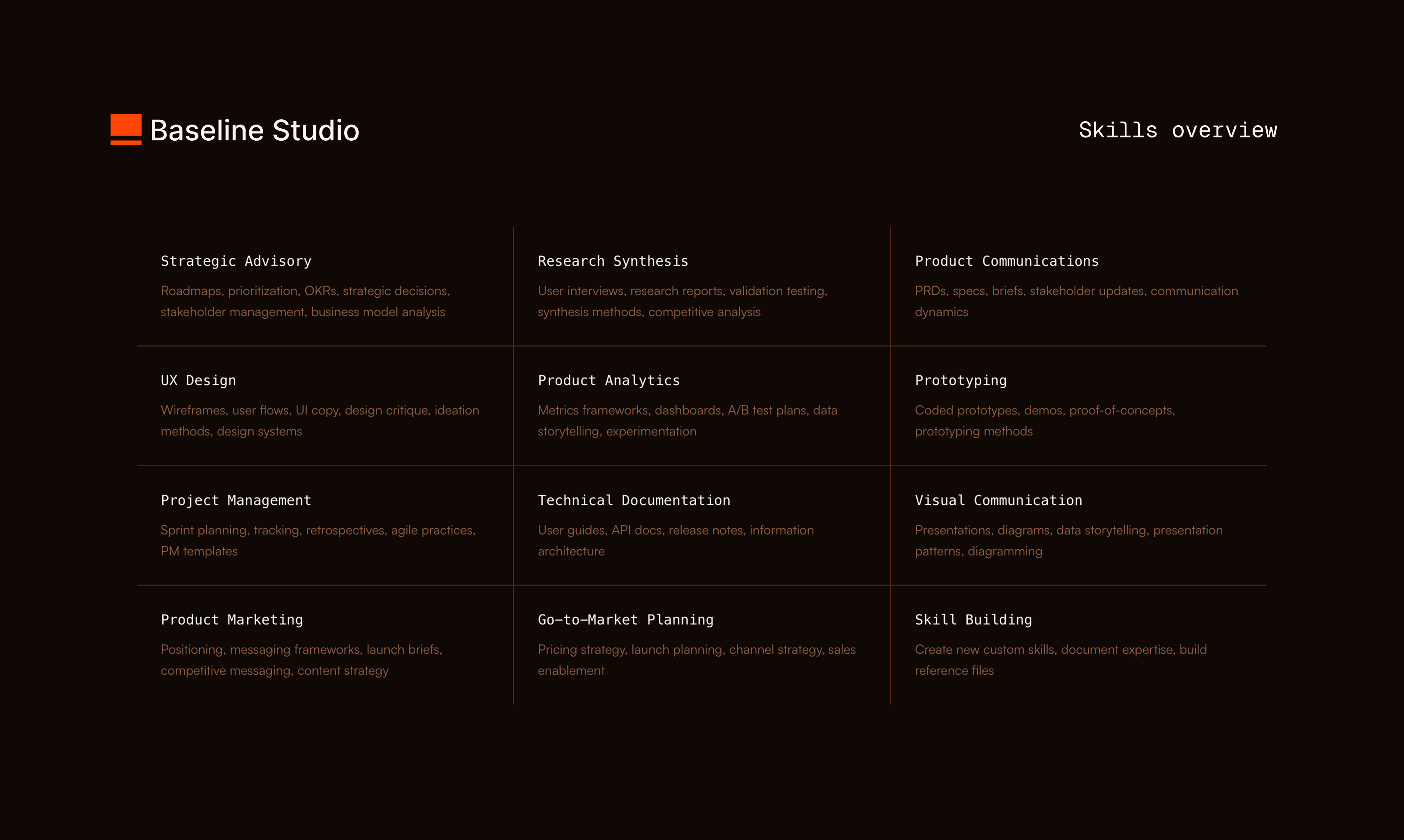 Baseline Core gallery image