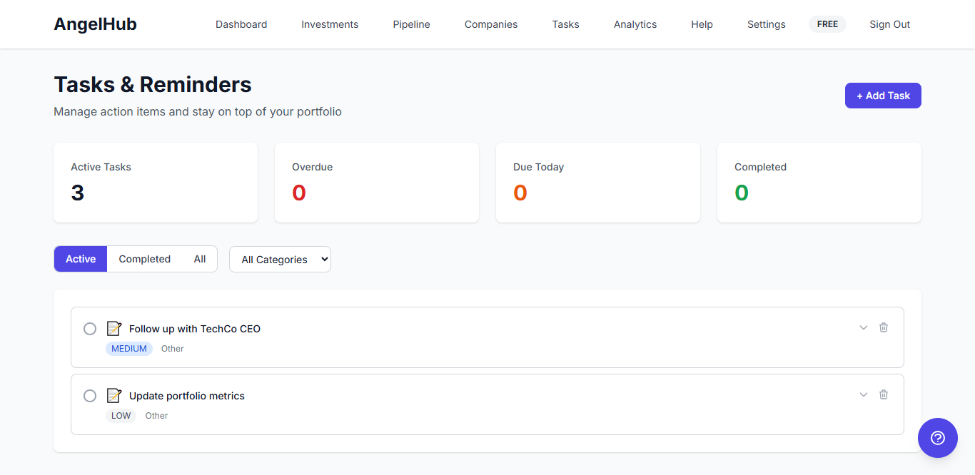AngelHub - Screenshot 4 showing product features and functionality