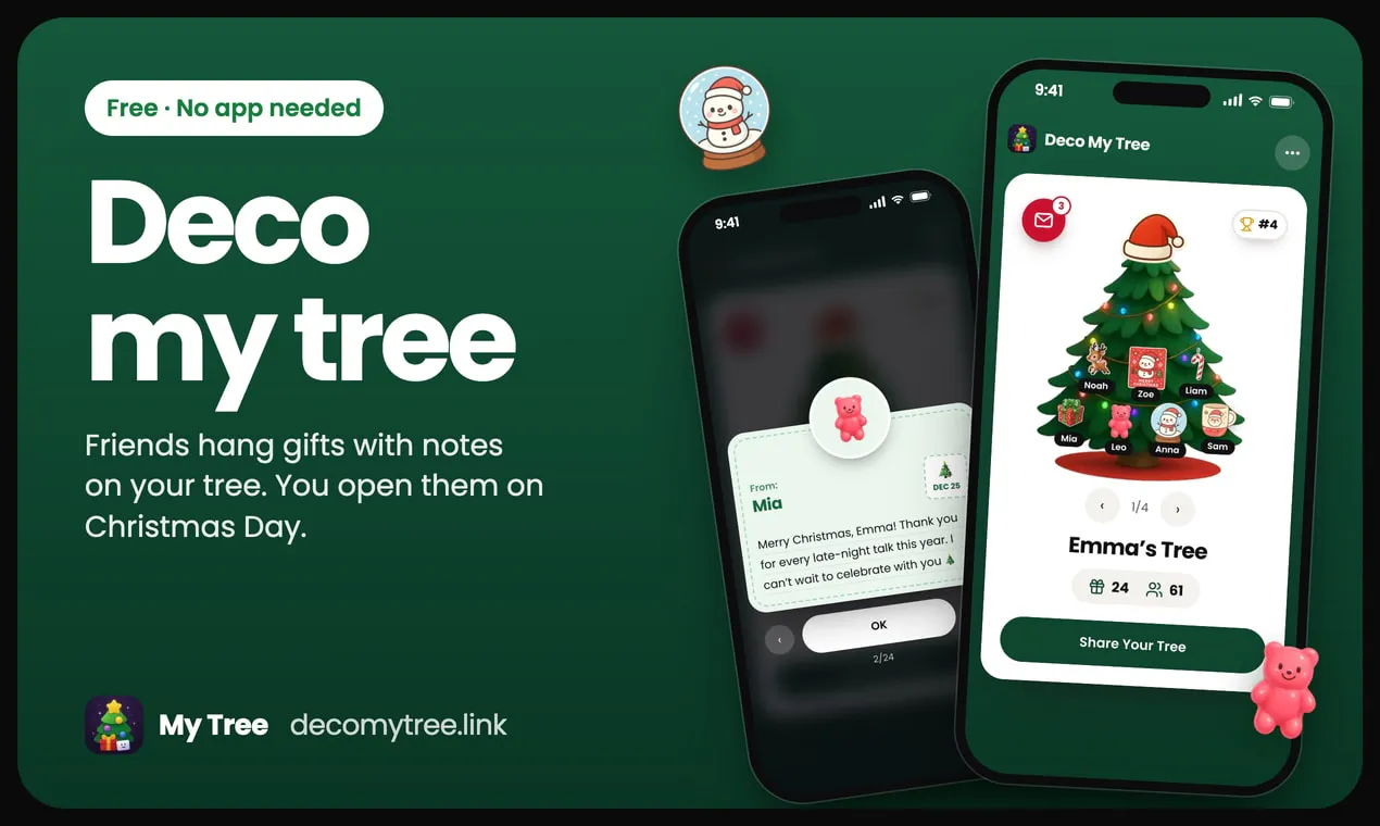 Deco My Tree 2026: Christmas Messages gallery image