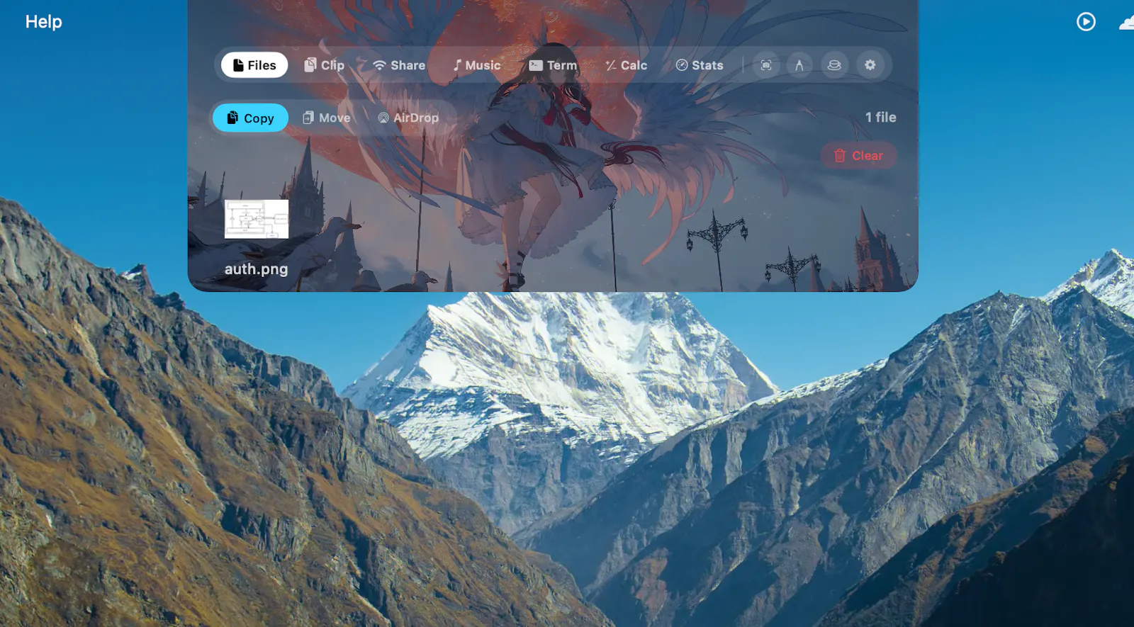 NotchDrop screenshot 2