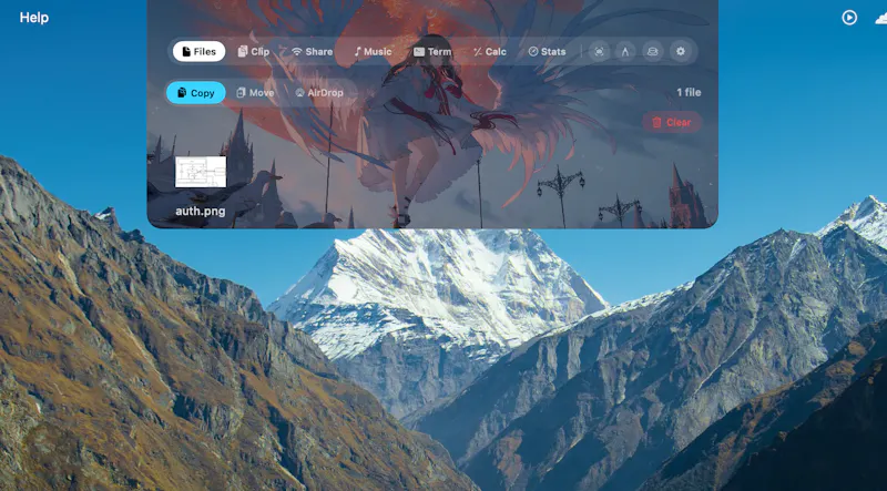 NotchDrop screenshot 2