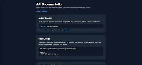 The Product API gallery image