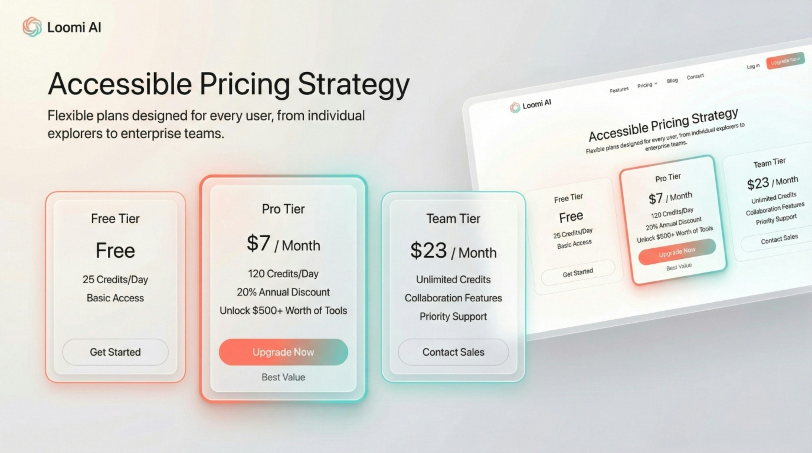 Loomi — AI Prompt Engineering Platform. gallery image