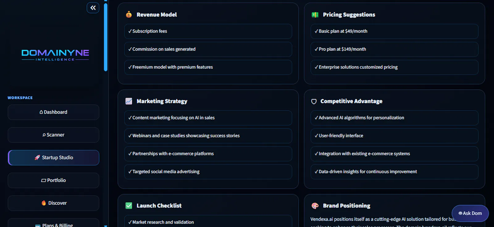 Domainyne Intelligence screenshot 6
