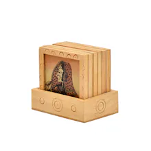 Wooden Tea Coaster Set gallery image