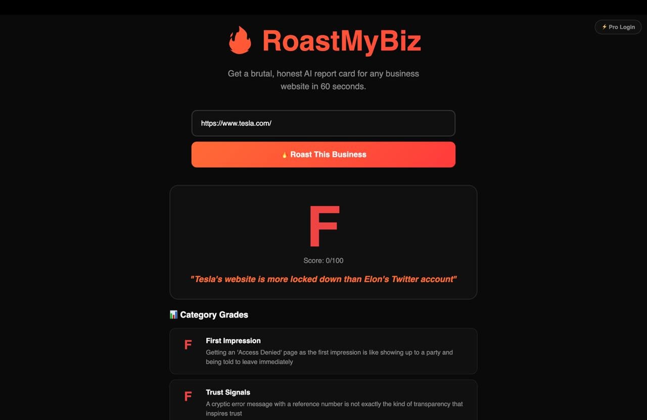 RoastMyBiz gallery image