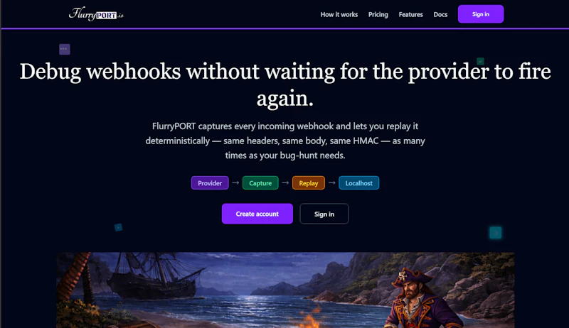 FlurryPORT — Capture. Replay. Debug. screenshot 1