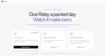 Relay — Autonomous workday repair gallery image