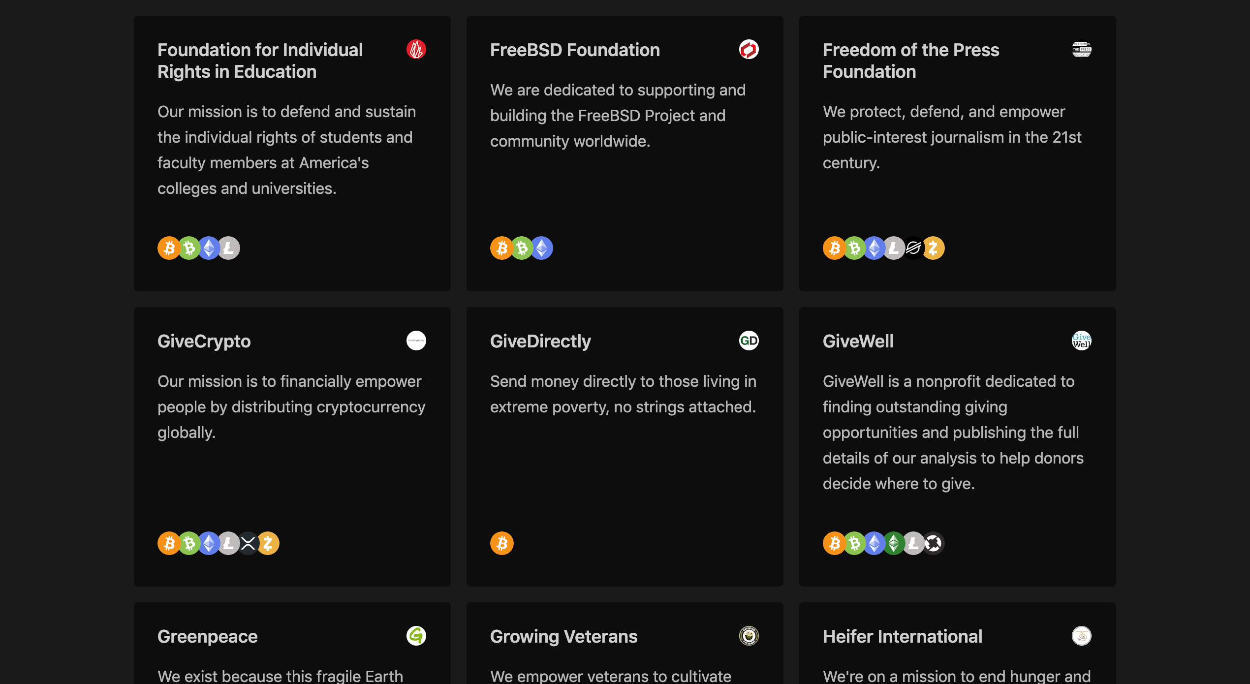 Donate in Crypto gallery image