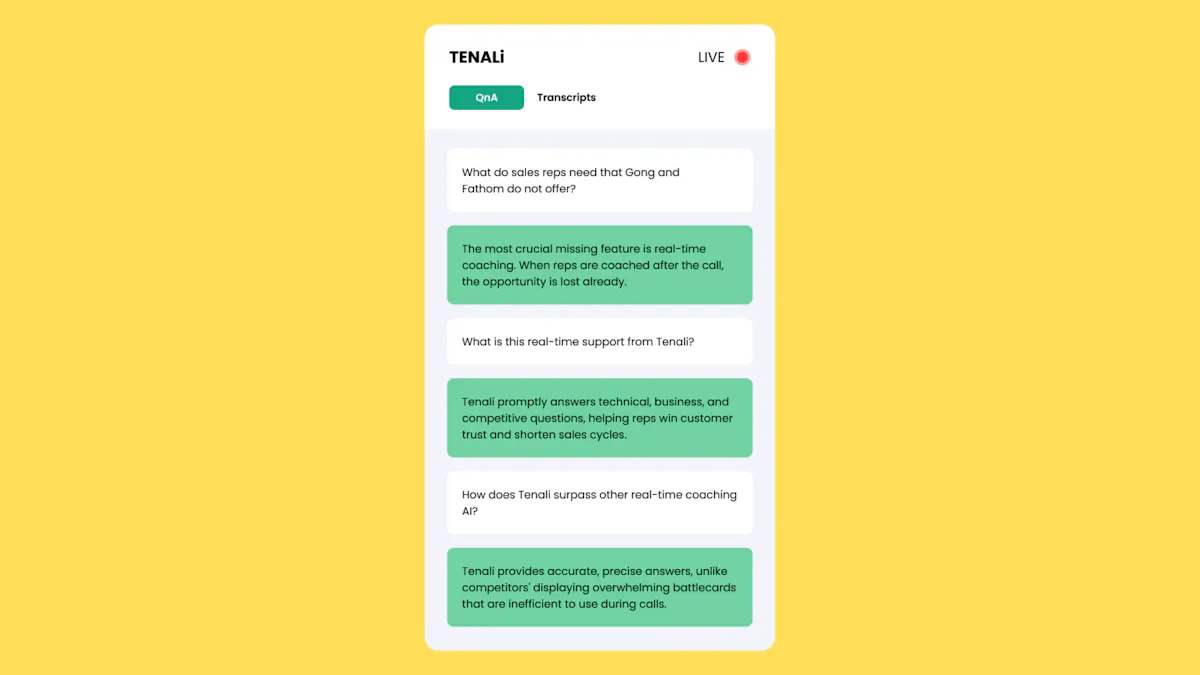 Tenali AI - The AI Sales Engineer