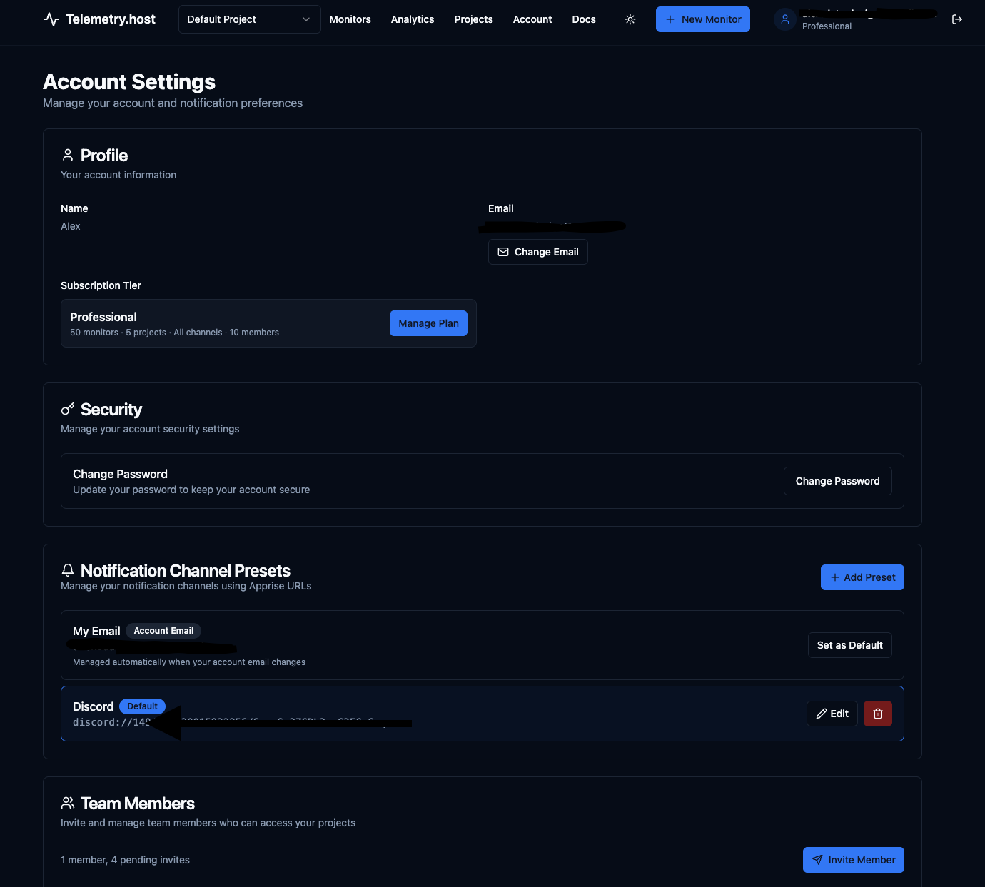 Telemetry.host gallery image