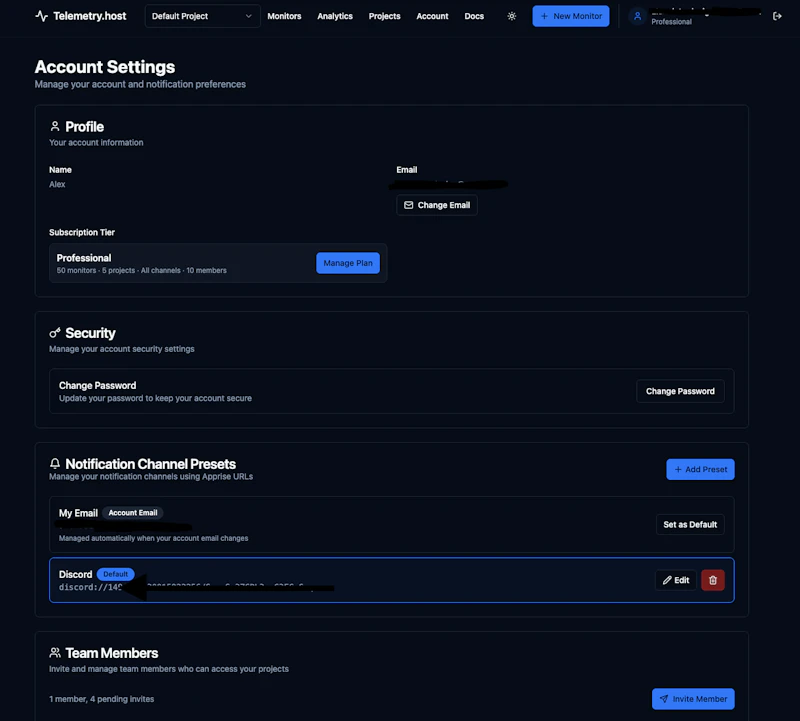 Telemetry.host screenshot 5