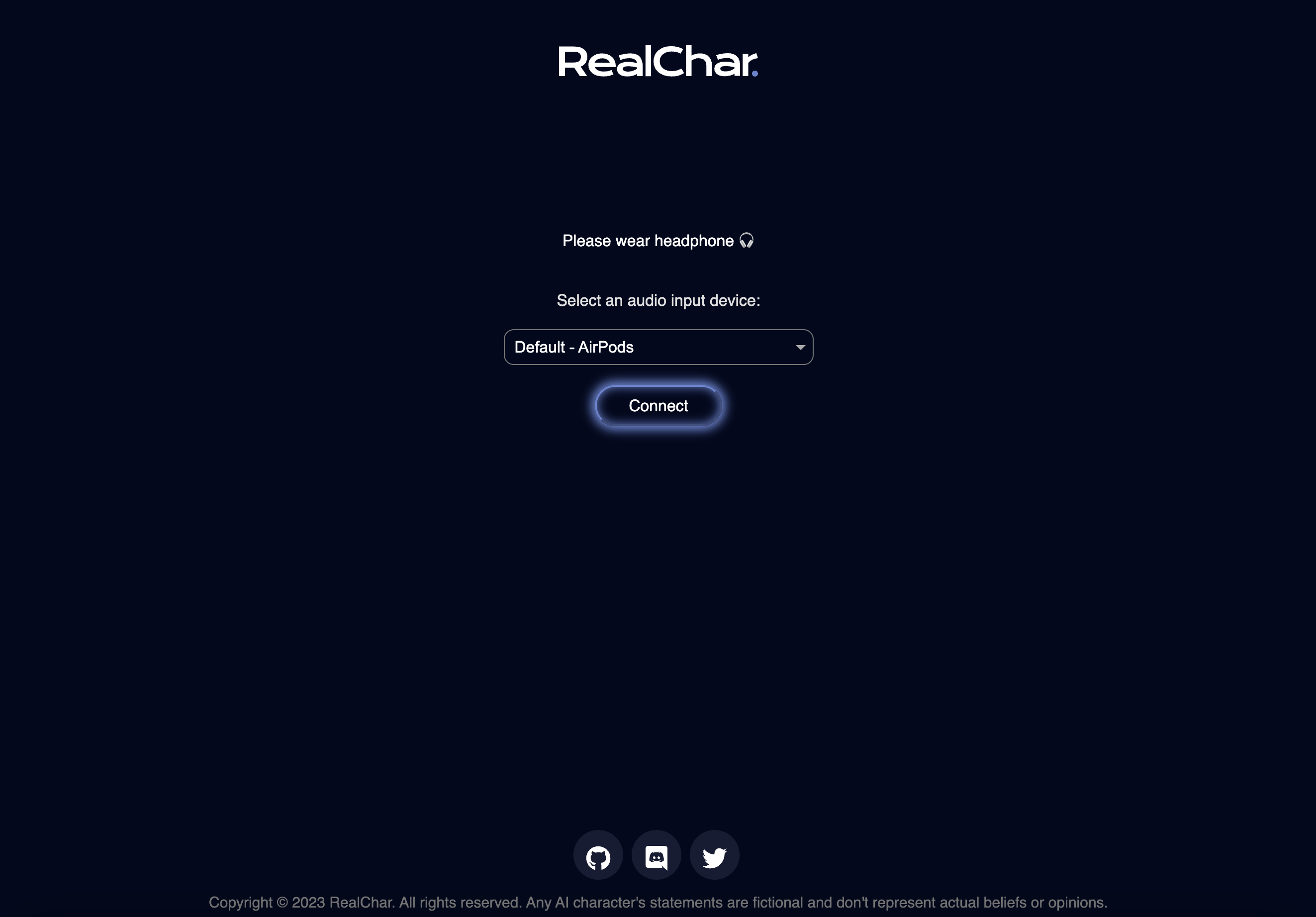 Media Realchar.- watak AI sebenar anda 3